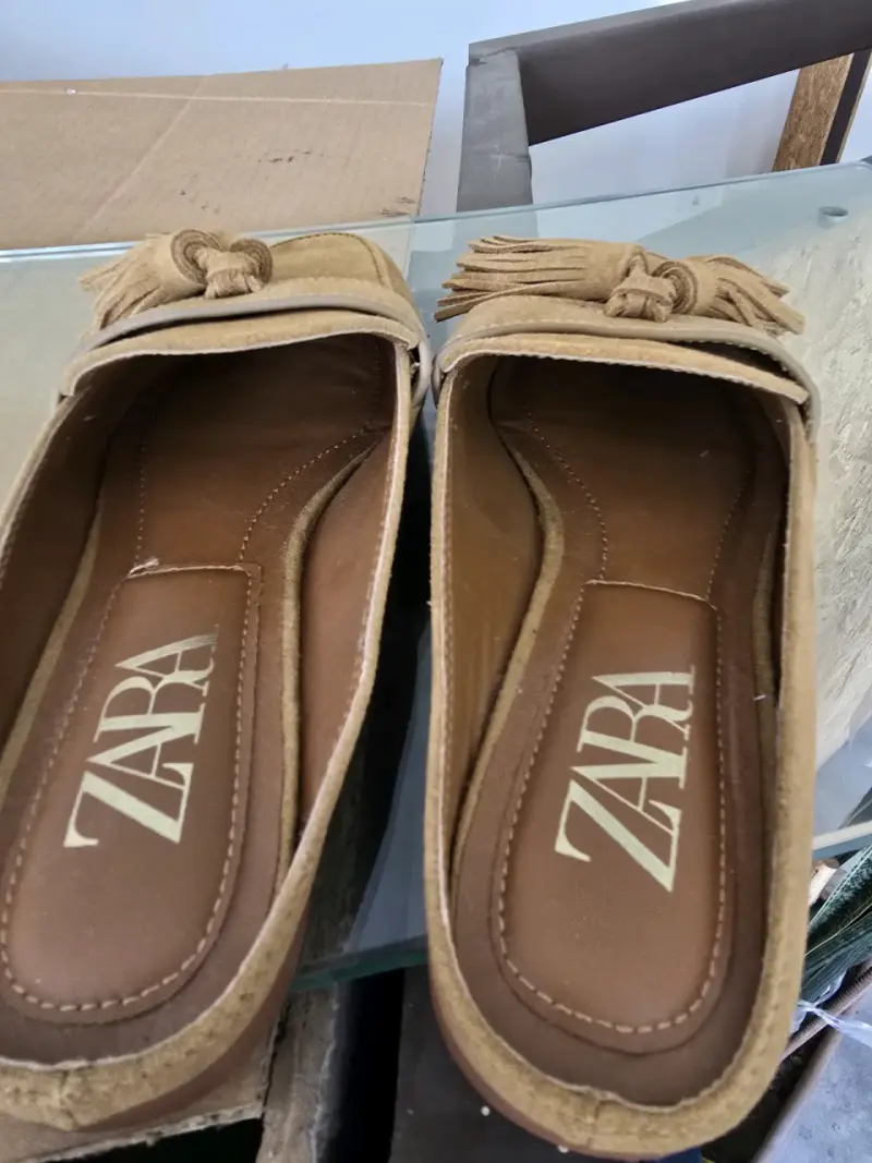 Mocasines de gamuza con borlas Zara para mujer - 2