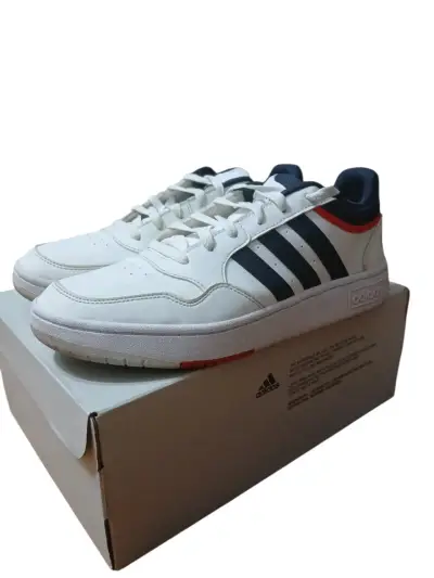 Zapatillas deportivas Adidas Hoops 3.0 blancas - miniatura 1