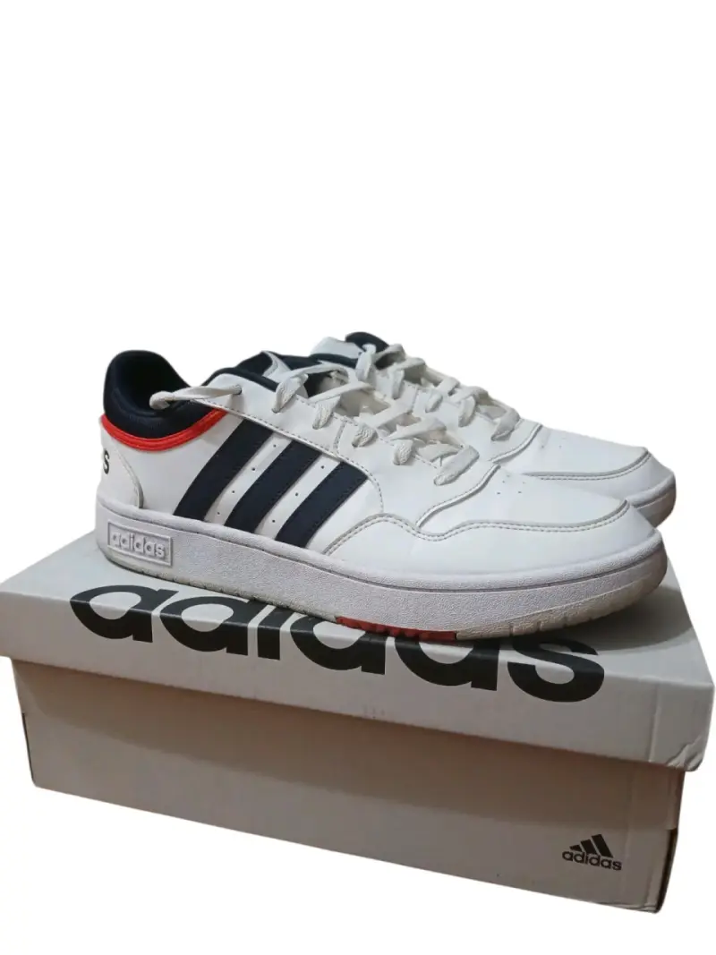 Zapatillas deportivas Adidas Hoops 3.0 blancas - 2
