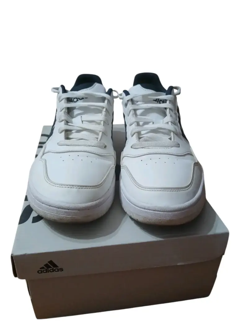 Zapatillas deportivas Adidas Hoops 3.0 blancas - 3