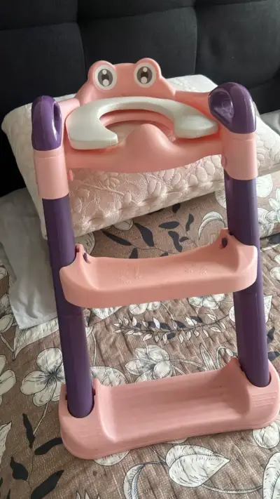 Escalera Infantil de Aprendizaje Rosada y Morada - miniatura 1