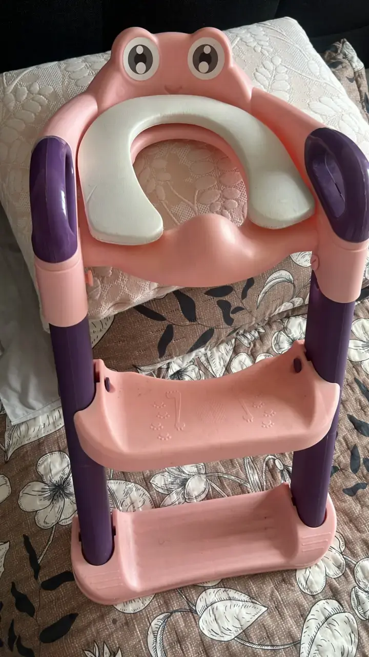 Escalera Infantil de Aprendizaje Rosada y Morada - 2