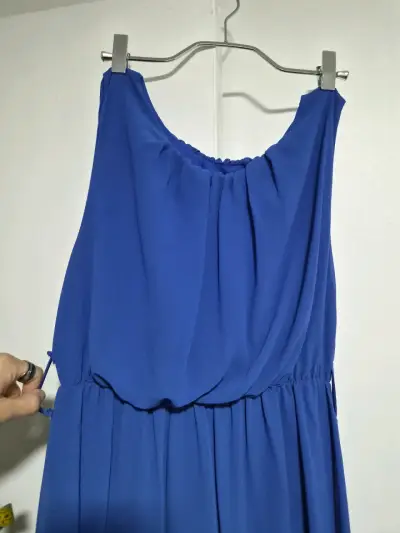 Vestido azul sin mangas para mujer, marca Evita - miniatura 2