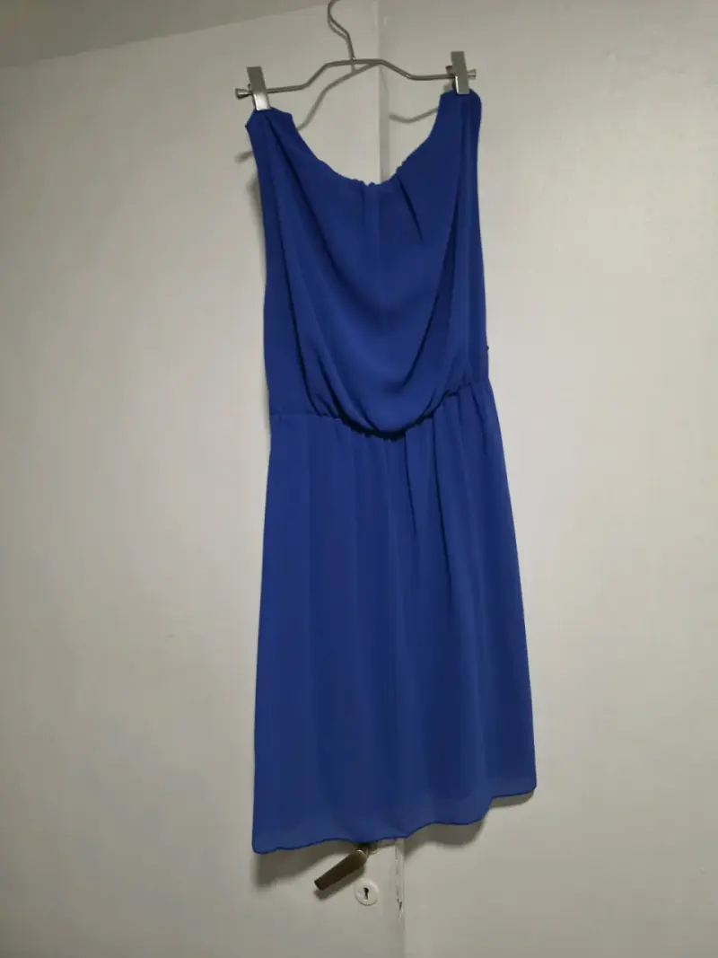Vestido azul sin mangas para mujer, marca Evita - 3