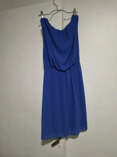 Vestido azul sin mangas para mujer, marca Evita - miniatura 3