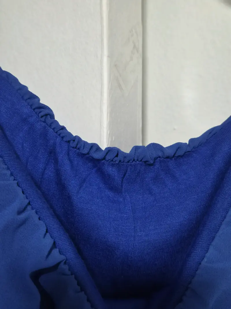 Vestido azul sin mangas para mujer, marca Evita - 4