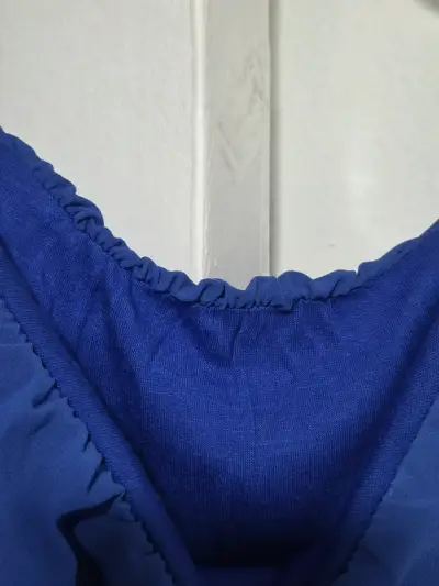 Vestido azul sin mangas para mujer, marca Evita - miniatura 4