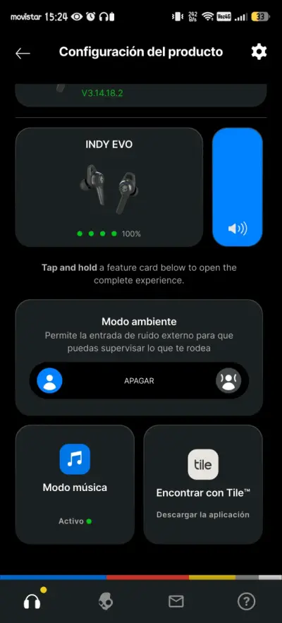 Audífonos Inalámbricos Skullcandy Indy Evo Bluetooth - miniatura 4
