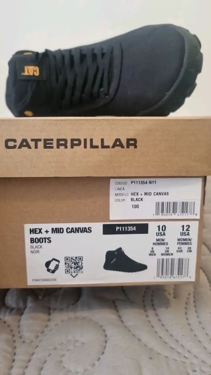 Zapatiillas negras Caterpillar para hombre - 5