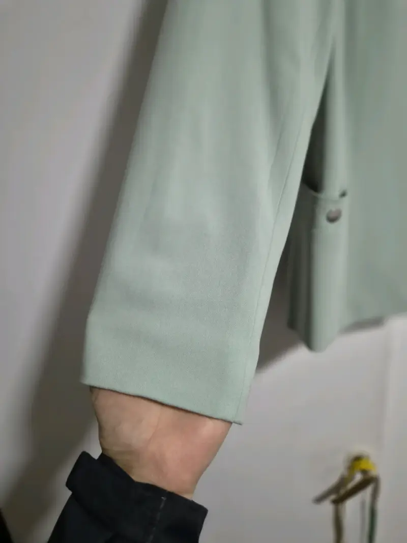 Blazer verde claro para mujer talla 40 - 3