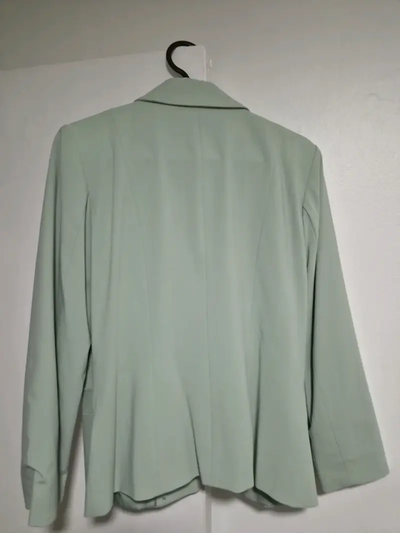 Blazer verde claro para mujer talla 40 - 5