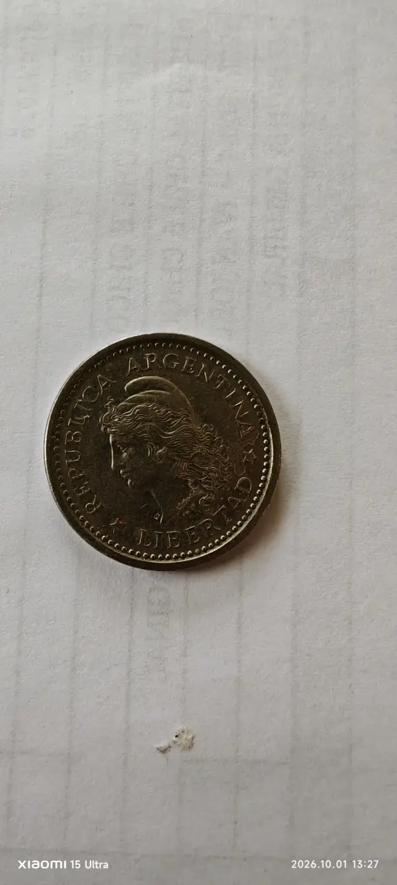 Moneda Argentina 1 Peso 1955 - 1
