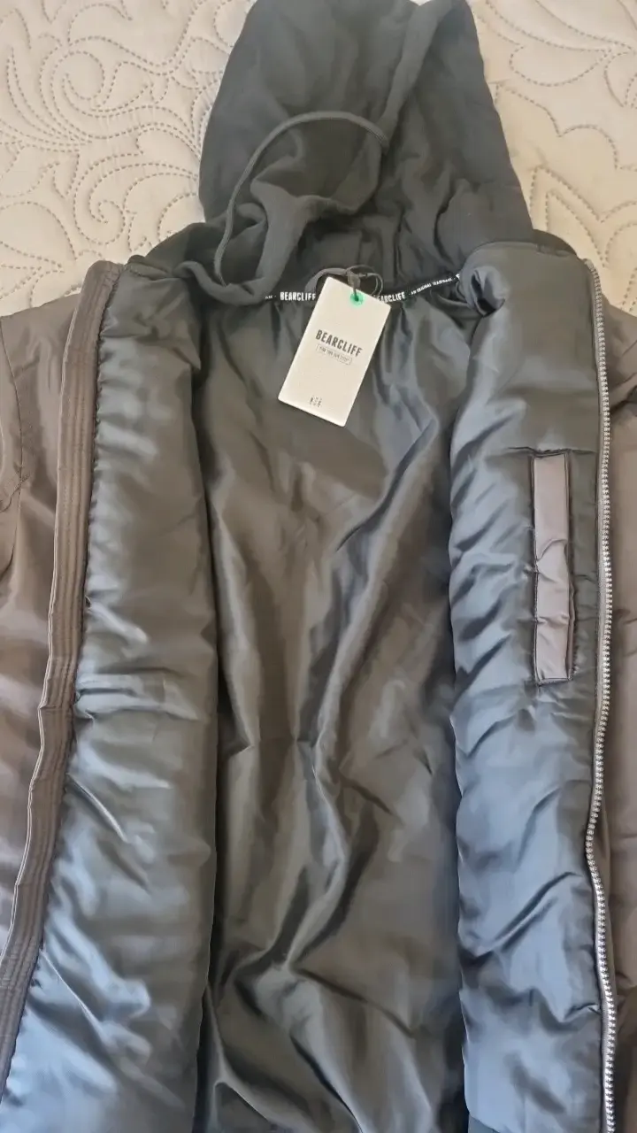 Chaqueta Bomber Hombre Bearcliff Gris con Capucha - 3