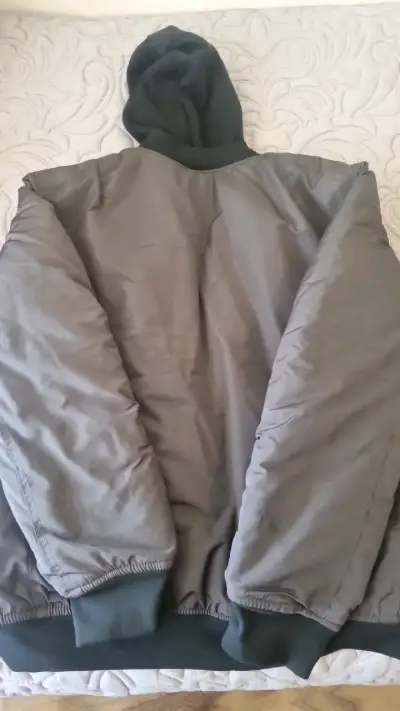 Chaqueta Bomber Hombre Bearcliff Gris con Capucha - miniatura 5
