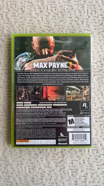 Juego Xbox 360 Max Payne 3 Rockstar - miniatura 2
