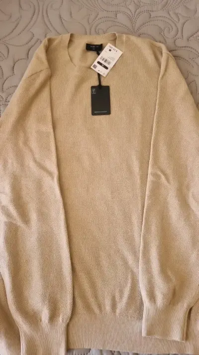 Suéter Beige de Hombre Basement XL NUEVO - miniatura 4