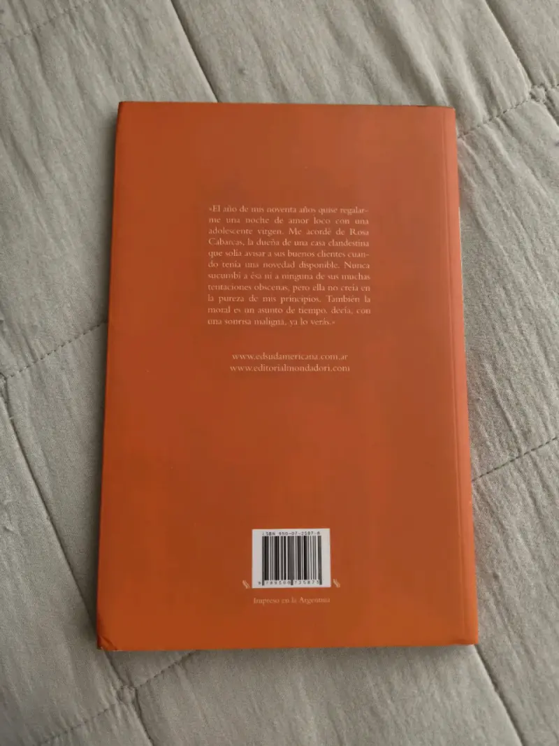 Libro 'Memoria de mis putas tristes' de García Má - 2