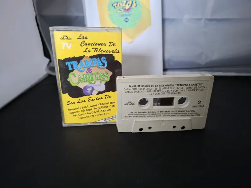 Cassette Banda Sonora Trampas y Caretas TV Chilena - 1