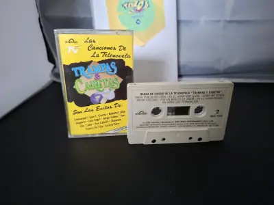 Cassette Banda Sonora Trampas y Caretas TV Chilena - miniatura 1