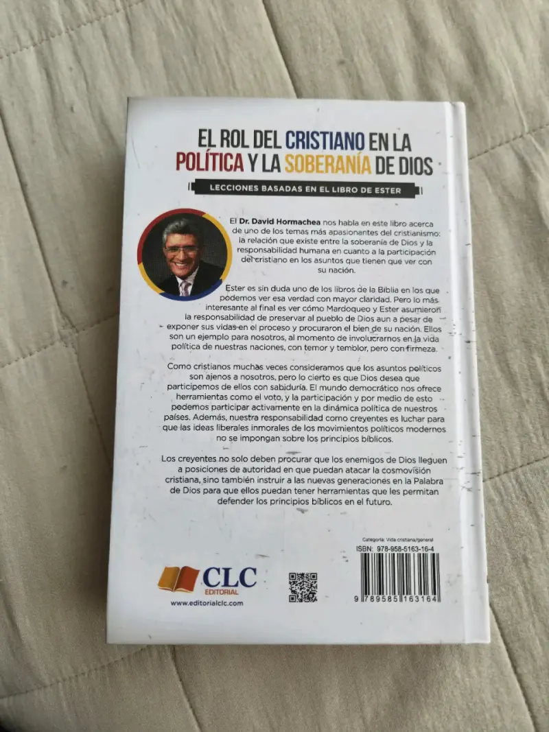 Libro El Rol Del Cristiano En La Política y La Soberanía De Dios - 2