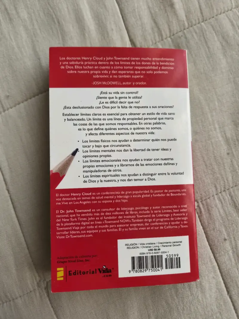 Libro Límites de Henry Cloud y John Townsend - 2
