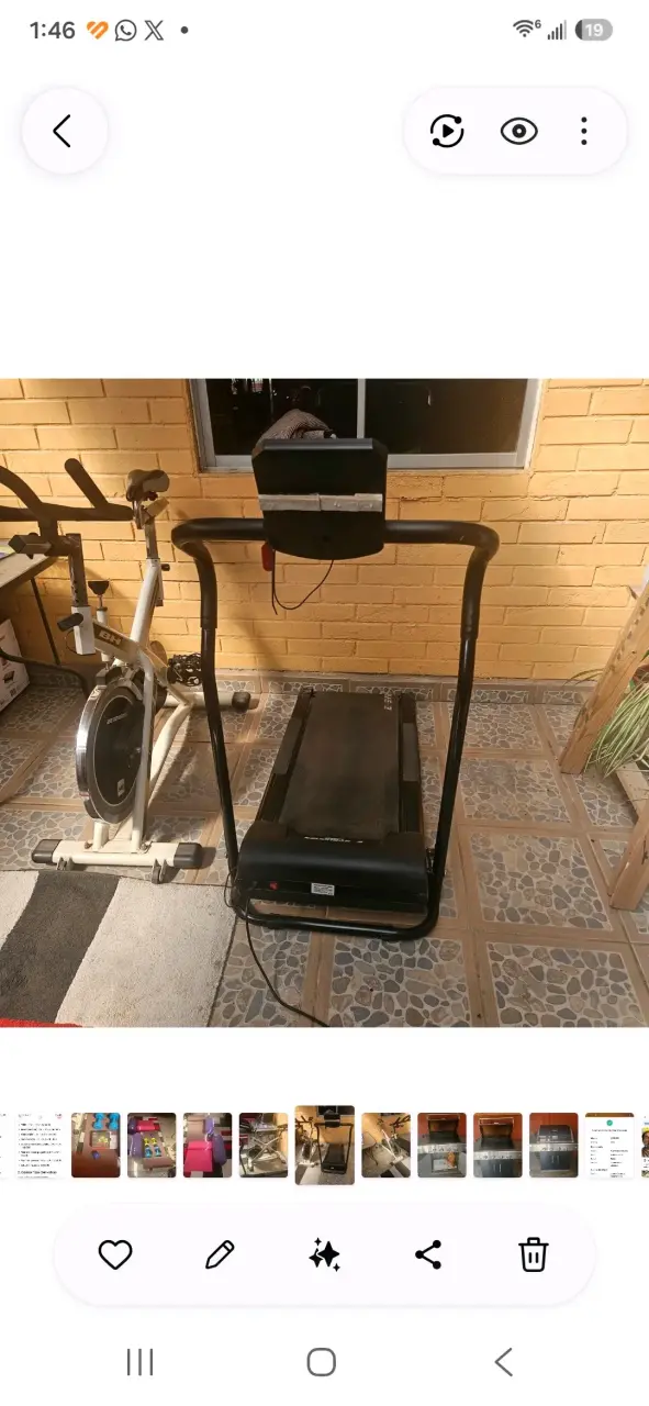 Caminadora eléctrica plegable en buen estado