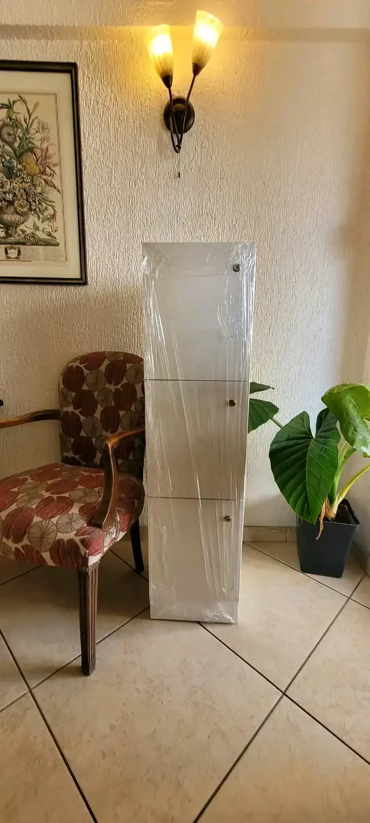 Locker de melamina 3 puertas con llave - 4