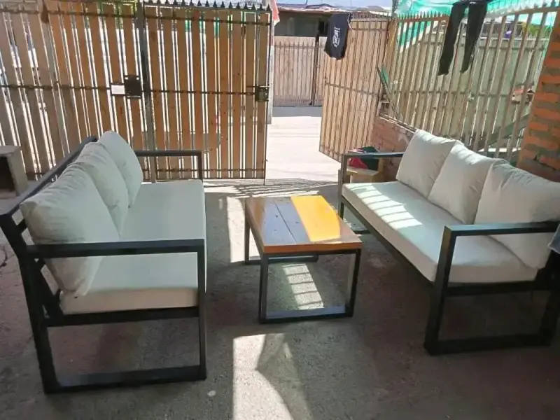 Juego de muebles de terraza moderno con cojines - 4