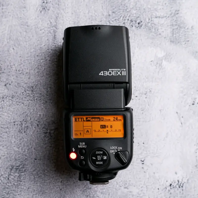 Flash Canon 430EX III con ETTL y HSS / como nuevo - 5