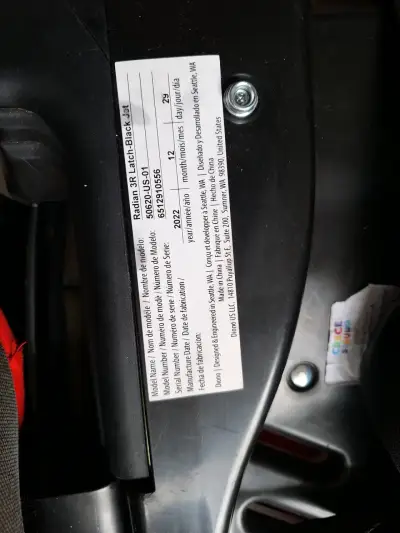 Silla de Auto Diono Negra con Arnés - miniatura 3