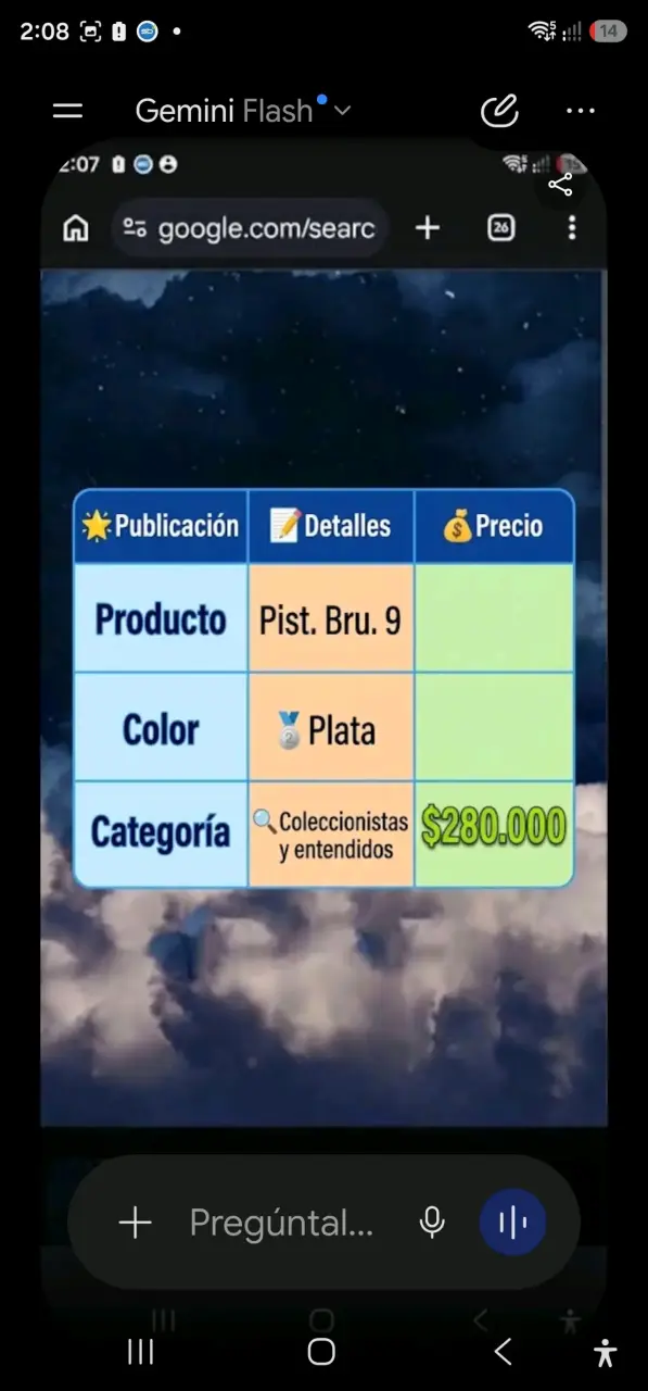 Metal plateado para coleccion