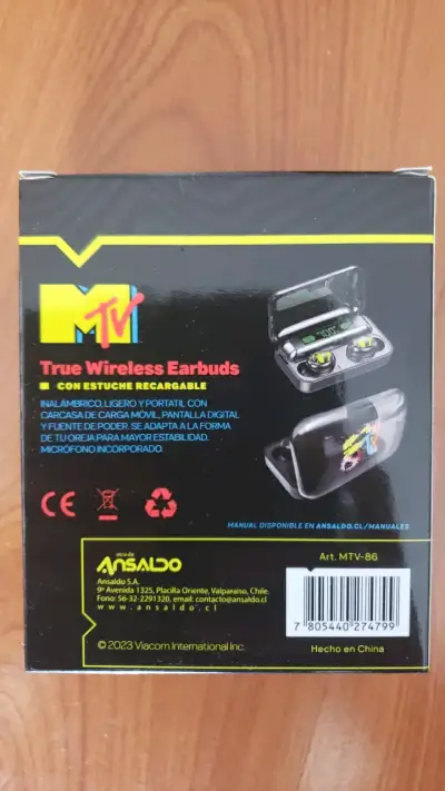 Audífonos Inalámbricos MTV con Estuche Recargable - miniatura 2