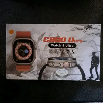 Smartwatch C800 Ultra con Correa Naranja - miniatura 1