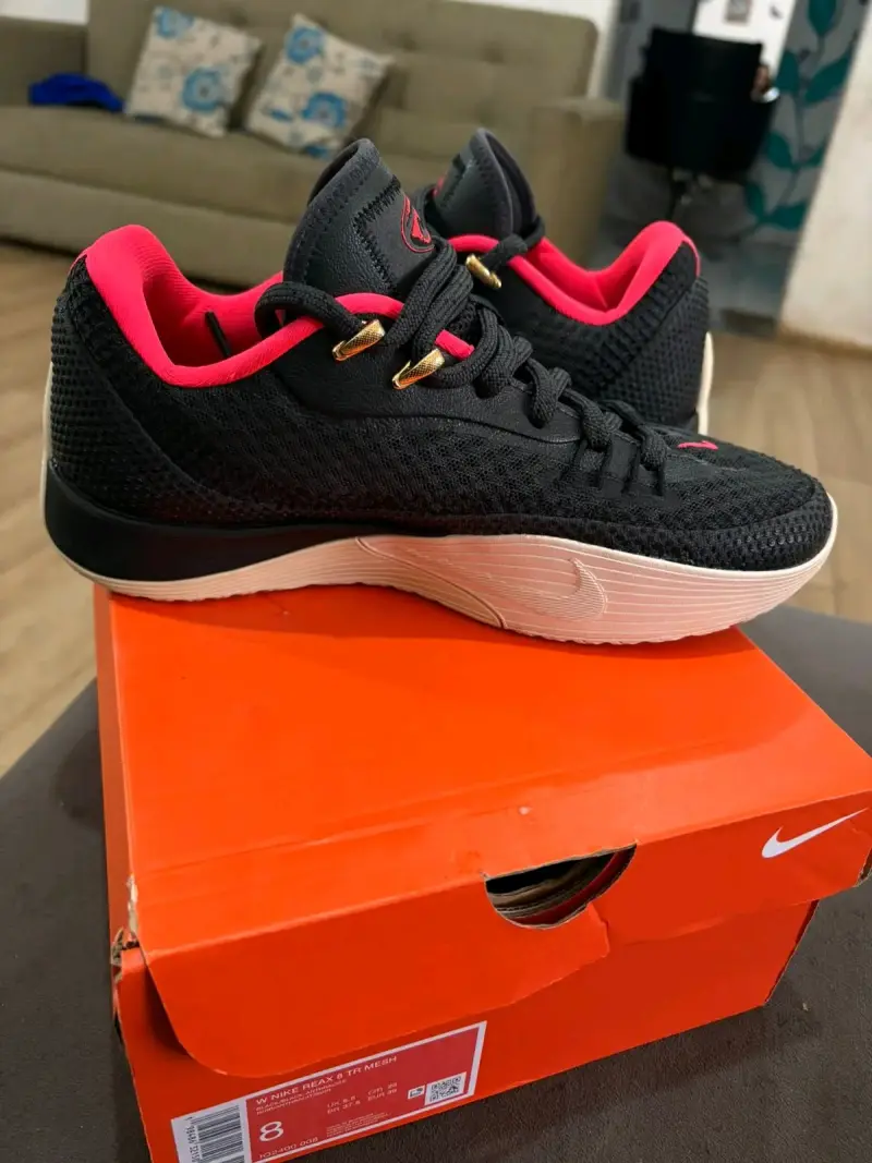 Zapatillas Nike Reax 8 TR Mesh negras para mujer - 3