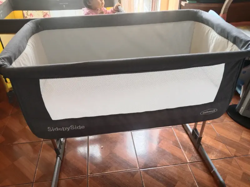 Cuna colecho Side by Side Bebesit gris - 5