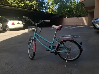 Bicicleta Oxford para niños color celeste con canasto - miniatura 2