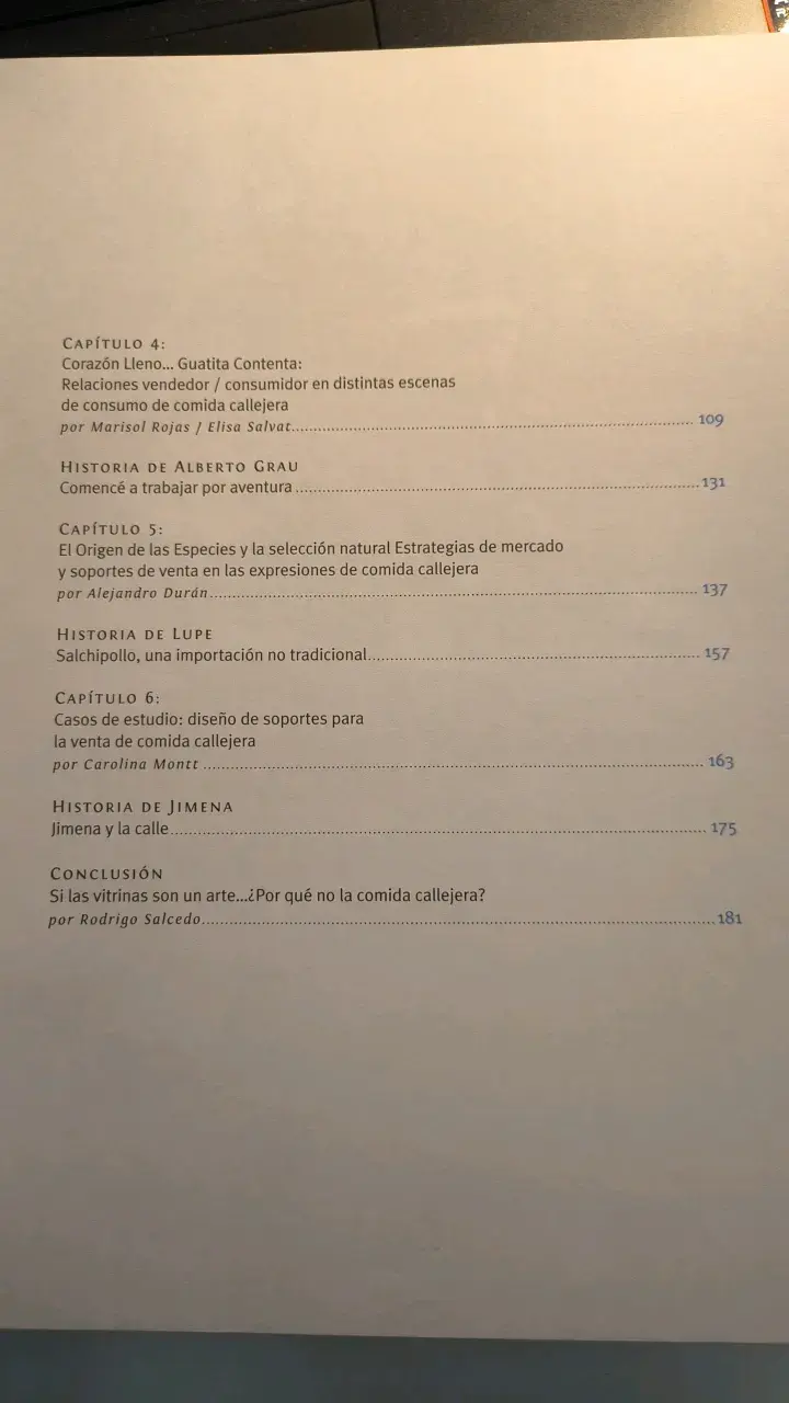 Libro Escenas de la Comida Callejera en Santiago - 3