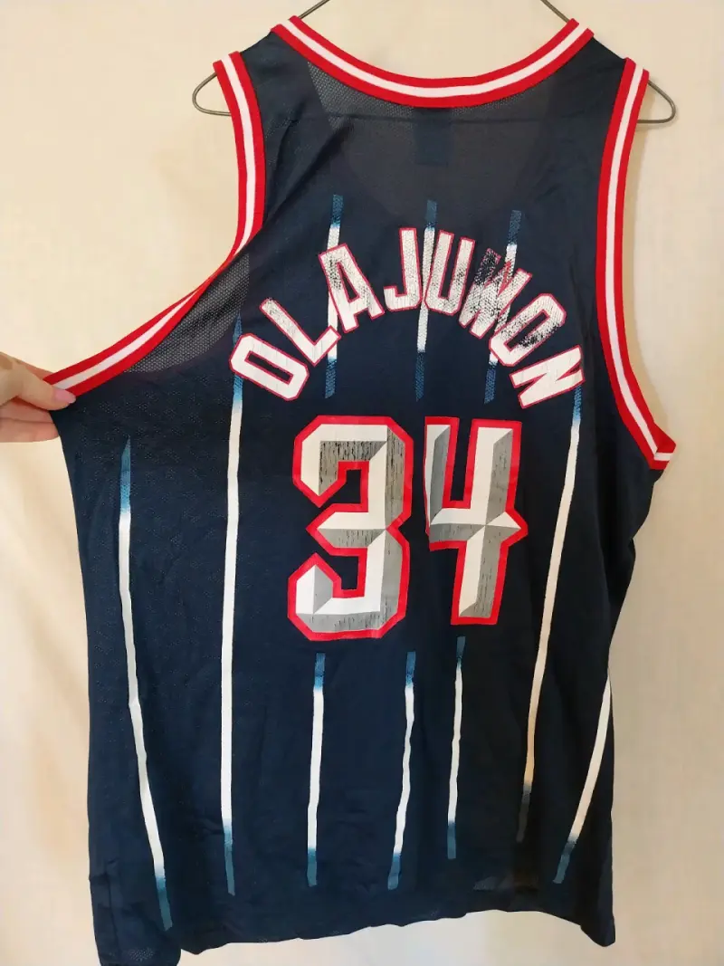 Camiseta NBA Houston Rockets Olajuwon Champion - 4