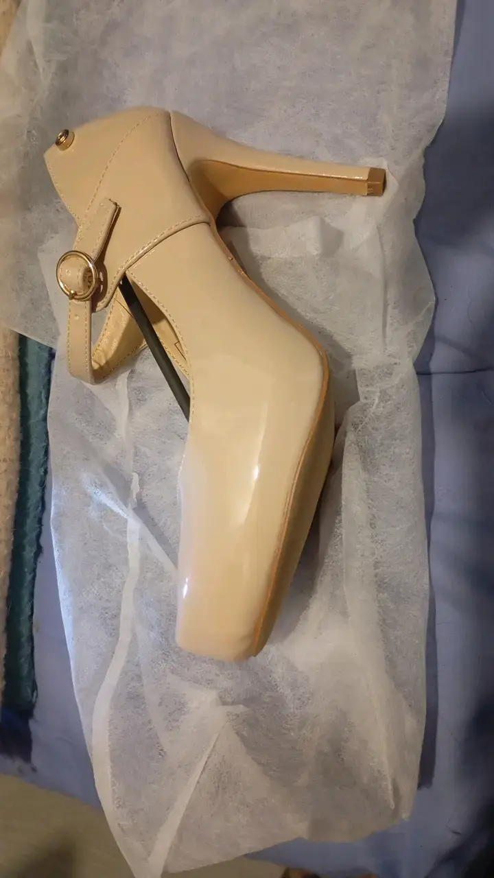 Zapatos de Tacón Beige Cacharel - 1