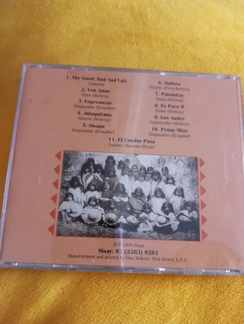 CD Sisay - El Condor Pasa (Música Andina 1995 Edic - 2