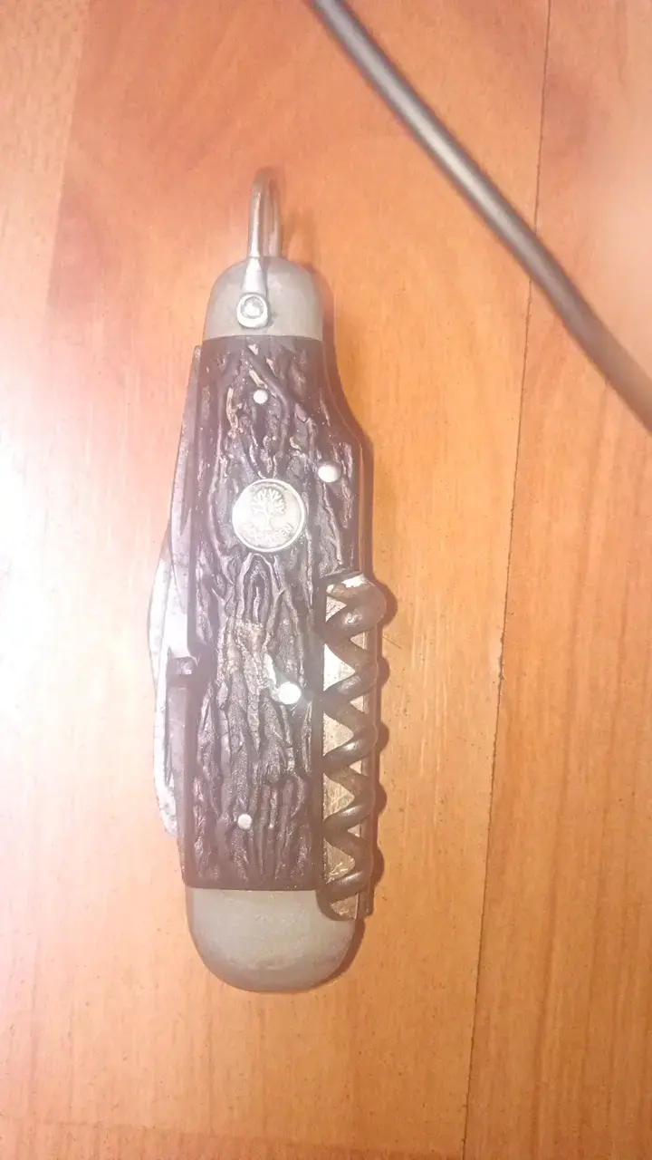 Navaja multiusos vintage con sacacorchos - 3