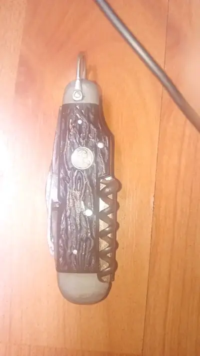 Navaja multiusos vintage con sacacorchos - miniatura 3