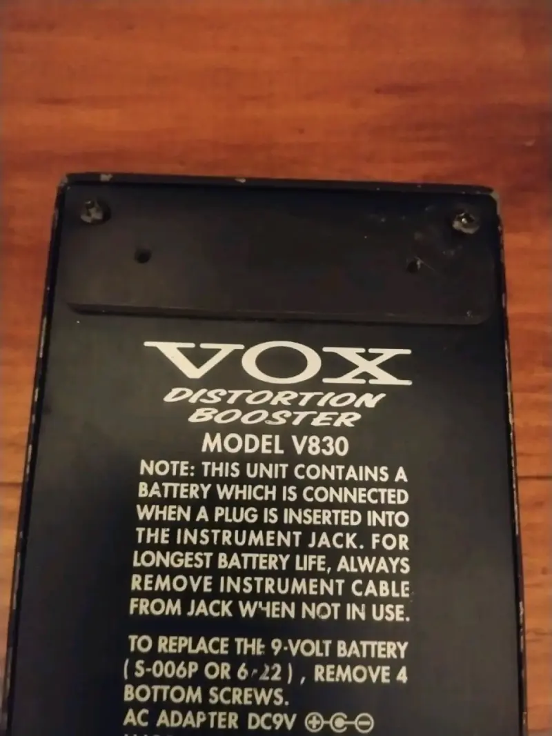 Pedal de distorsión Vox V830 para guitarra - 3