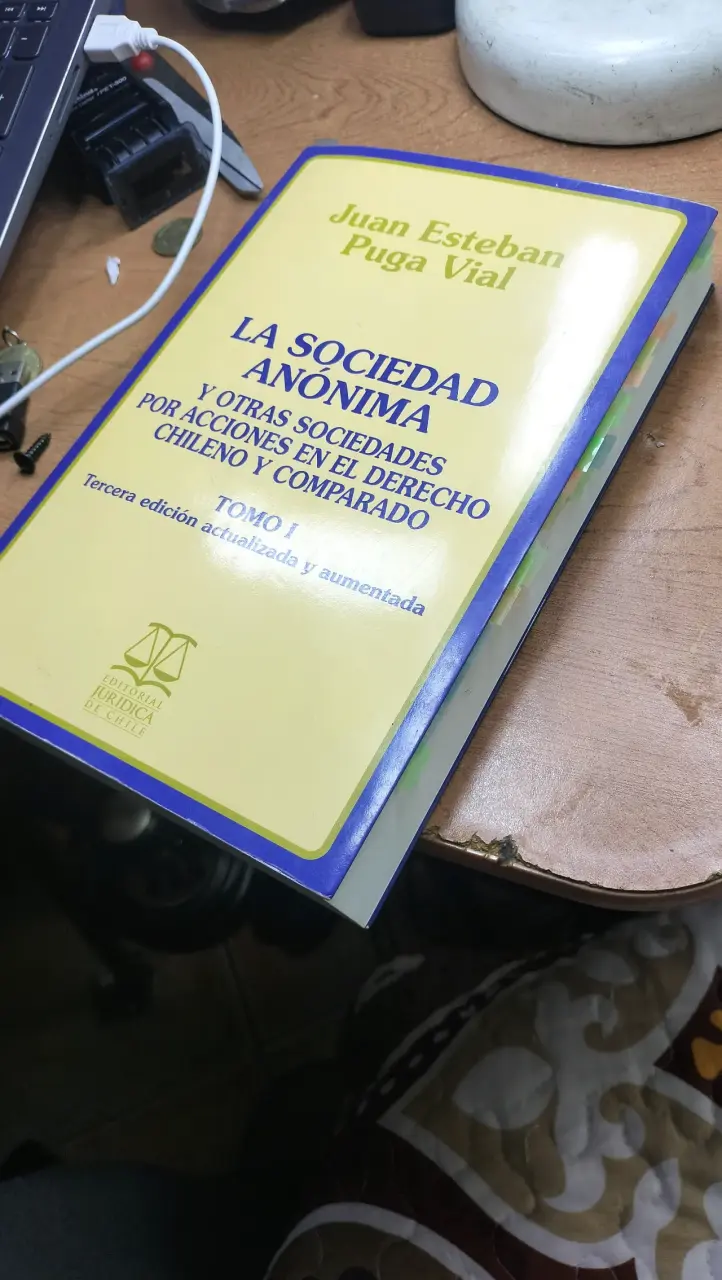 Libro La Sociedad Anónima de Juan Esteban Puga Vial - 2