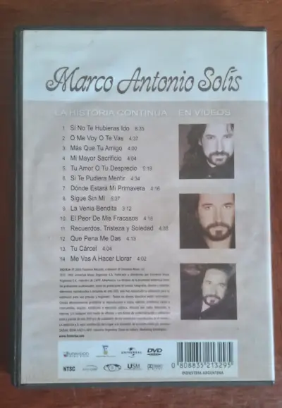 DVD Marco Antonio Solís La Historia Continúa - miniatura 3