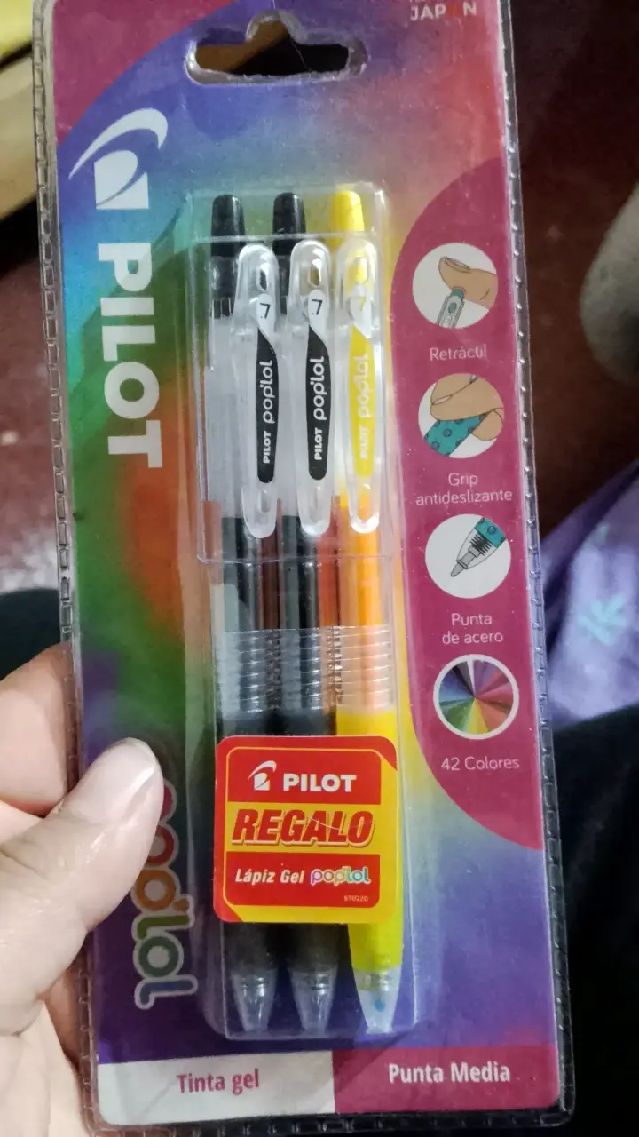 Set de Lápices Gel Pilot y Lápices de Colores Adix - 2
