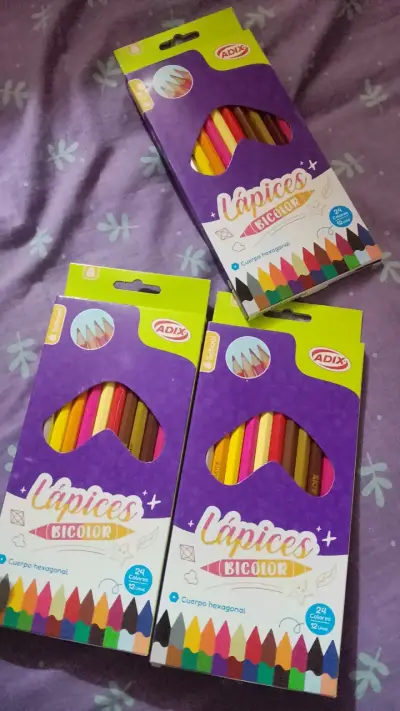 Set de Lápices Gel Pilot y Lápices de Colores Adix - miniatura 3