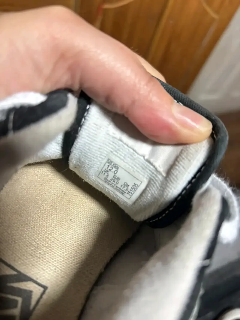 Zapatillas negras para niños Vans talla 29 - 3