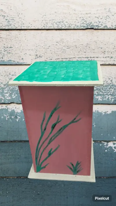 Caja para toallas higienicas de mariposas - miniatura 3
