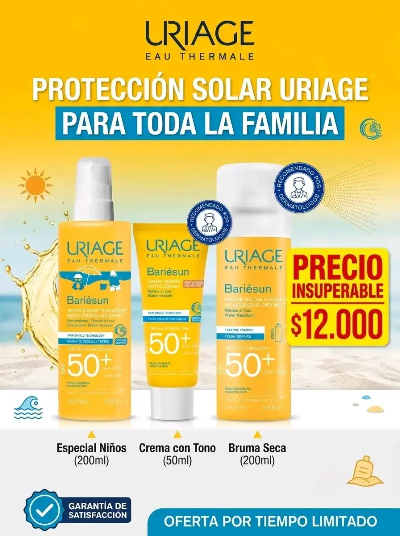 Protección Solar Uriage Bariésun SPF 50+ - 1